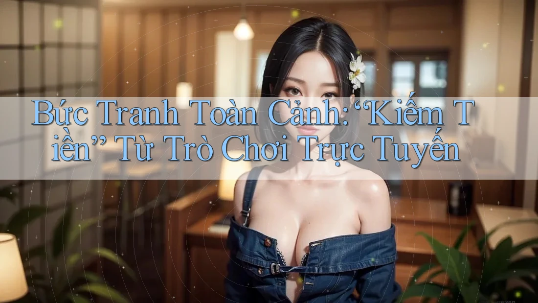 Bức Tranh Toàn Cảnh: “Kiếm Tiền” Từ Trò Chơi Trực Tuyến