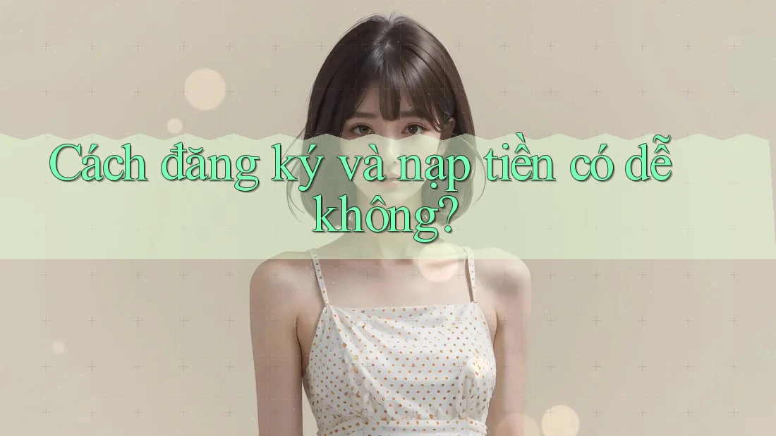 Cách đăng ký và nạp tiền có dễ không?