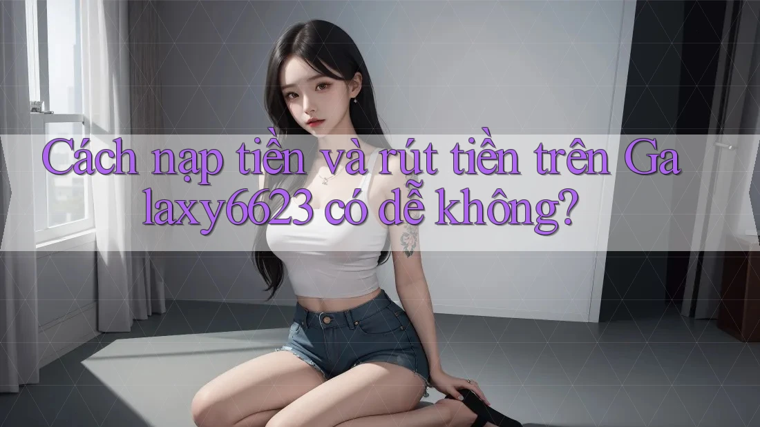 Cách nạp tiền và rút tiền trên Galaxy6623 có dễ không?