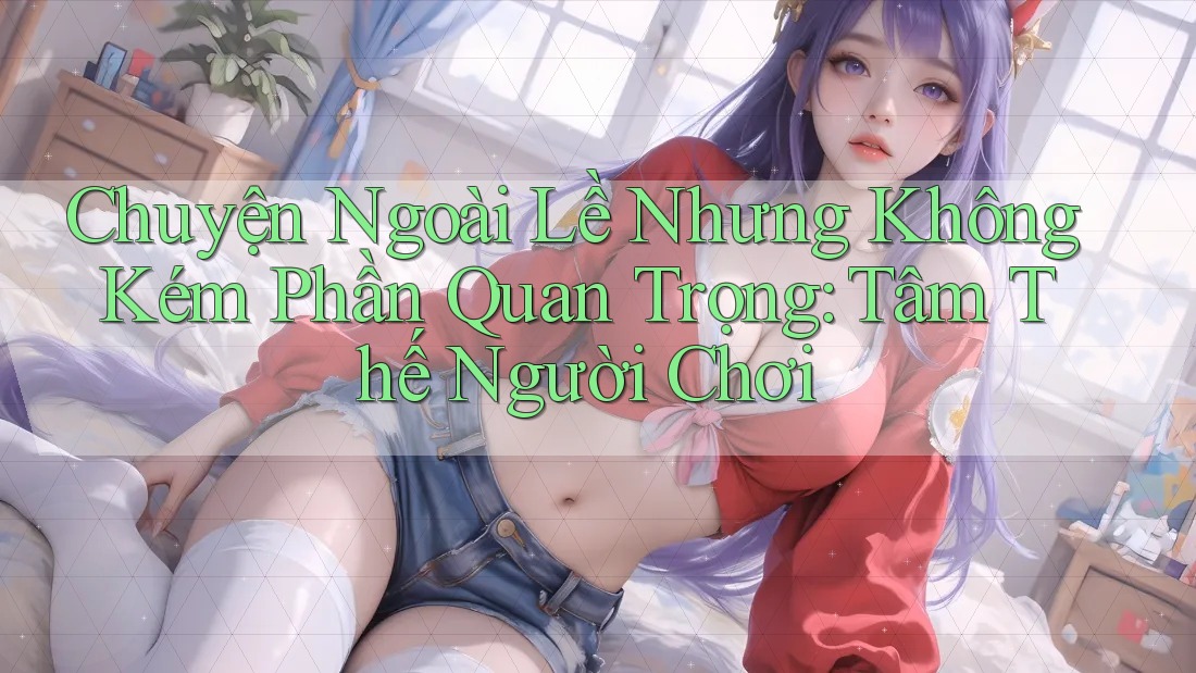 Chuyện Ngoài Lề Nhưng Không Kém Phần Quan Trọng: Tâm Thế Người Chơi