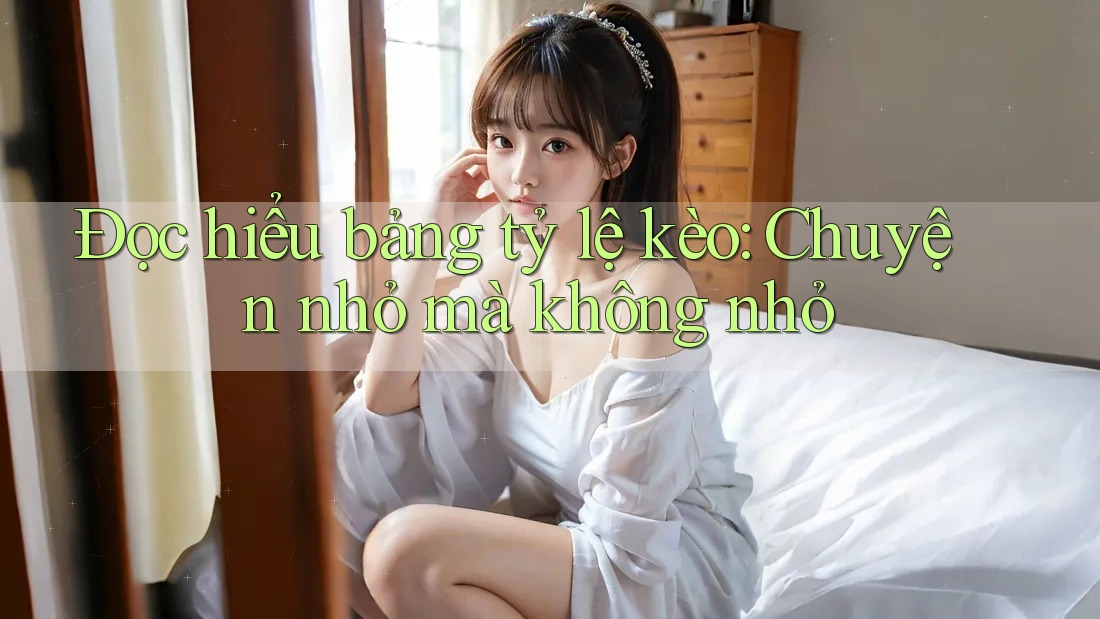 Đọc hiểu bảng tỷ lệ kèo: Chuyện nhỏ mà không nhỏ