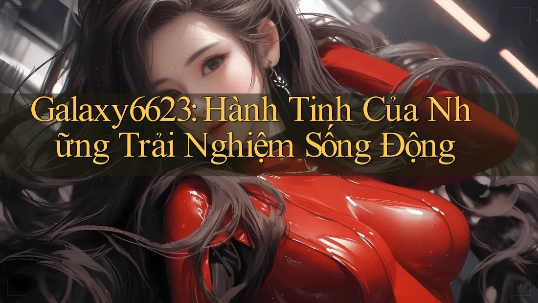 Galaxy6623: Hành Tinh Của Những Trải Nghiệm Sống Động