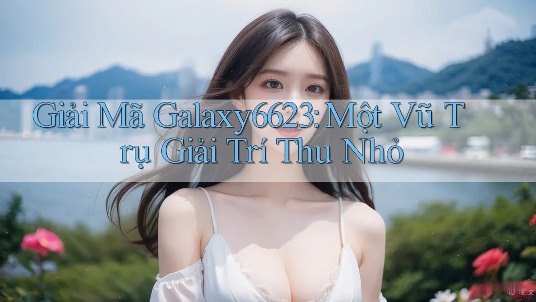 Giải Mã Galaxy6623: Một Vũ Trụ Giải Trí Thu Nhỏ