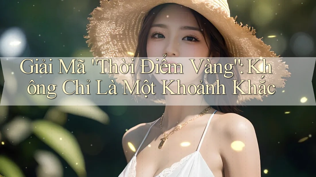 Giải Mã “Thời Điểm Vàng”: Không Chỉ Là Một Khoảnh Khắc