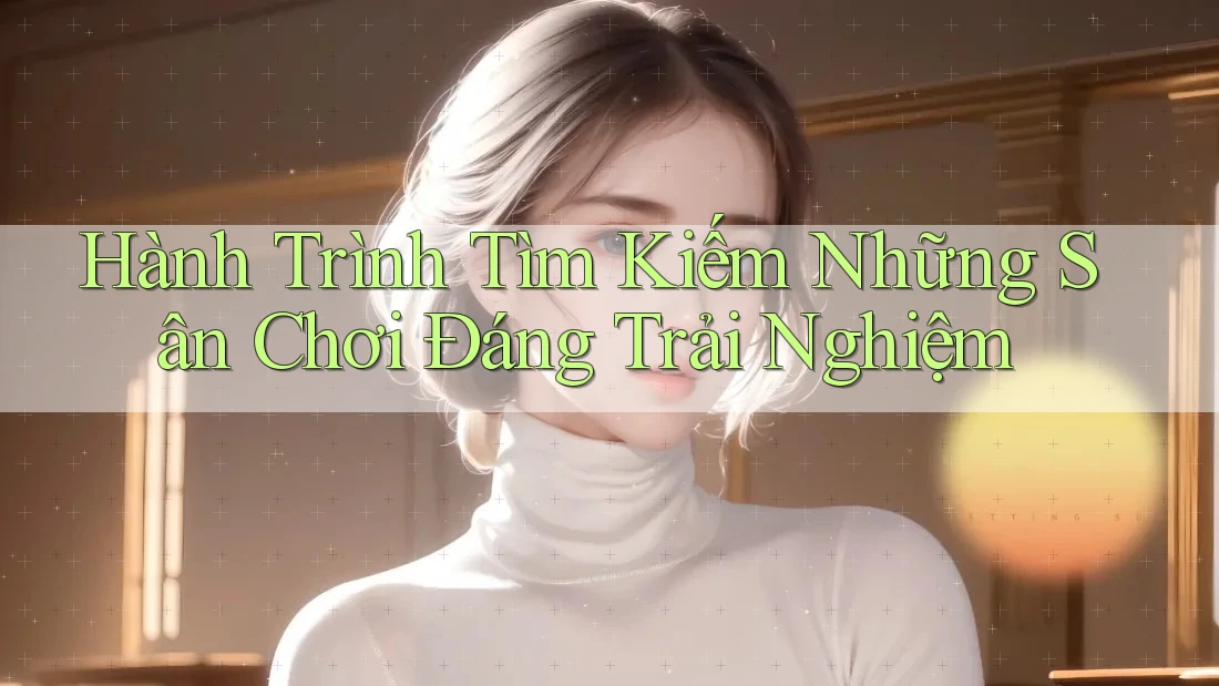 Hành trình tìm kiếm những sân chơi đáng trải nghiệm