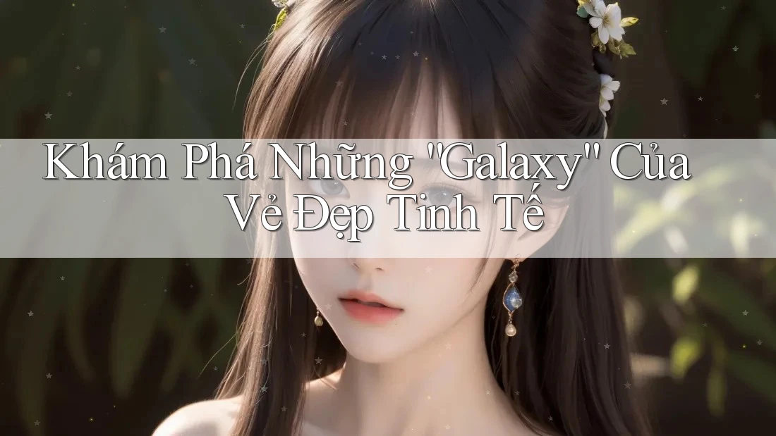 Khám Phá Những “Galaxy” Của Vẻ Đẹp Tinh Tế