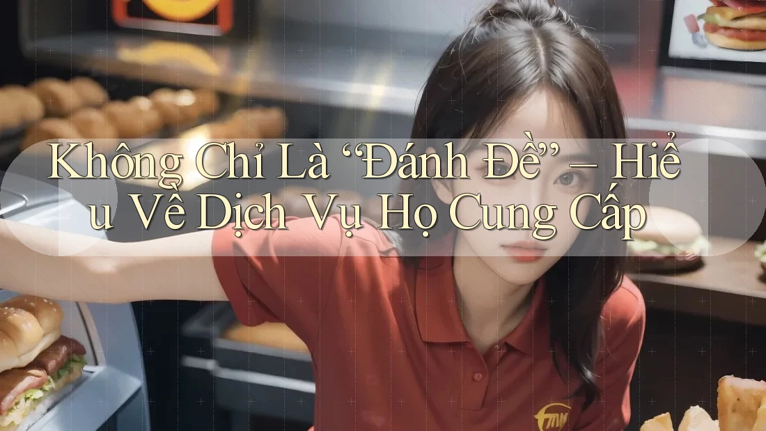 Không Chỉ Là “Đánh Đề” – Hiểu Về Dịch Vụ Họ Cung Cấp