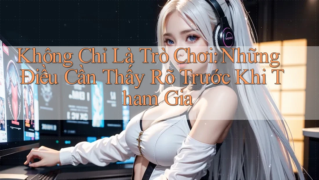 Không Chỉ Là Trò Chơi: Những Điều Cần Thấy Rõ Trước Khi Tham Gia