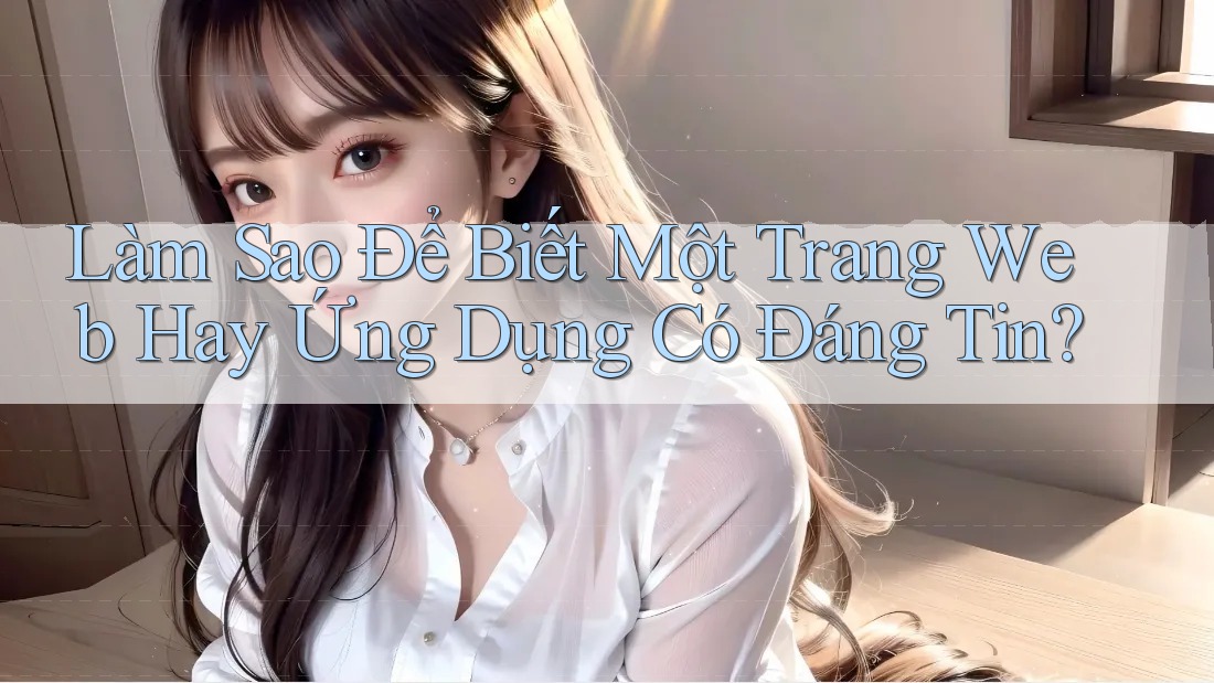 Làm Sao Để Biết Một Trang Web Hay Ứng Dụng Có Đáng Tin?