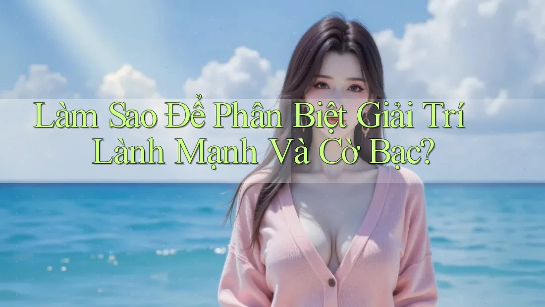 Làm Sao Để Phân Biệt Giải Trí Lành Mạnh Và Cờ Bạc?