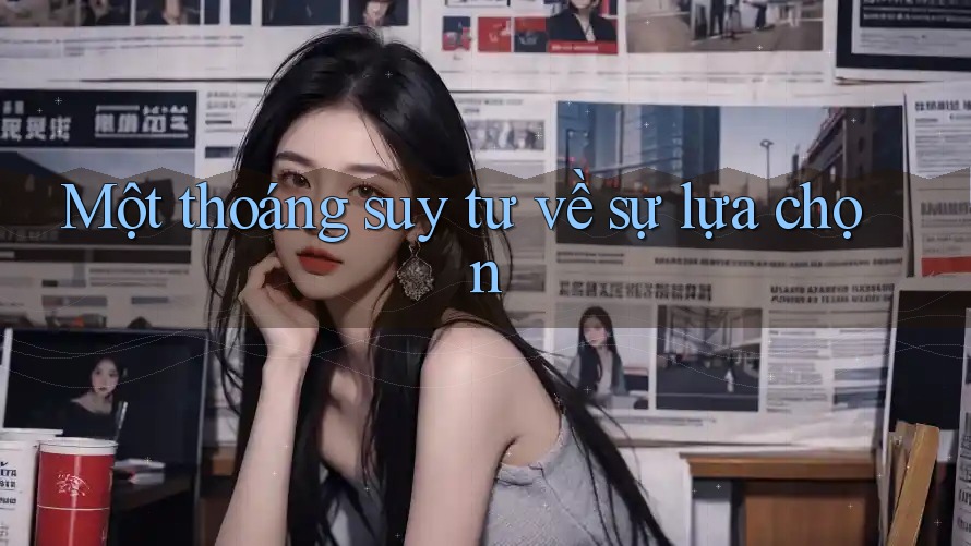 Một thoáng suy tư về sự lựa chọn