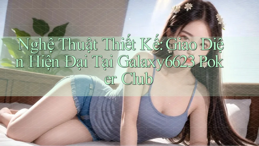 Nghệ Thuật Thiết Kế: Giao Diện Hiện Đại Tại Galaxy6623 Poker Club