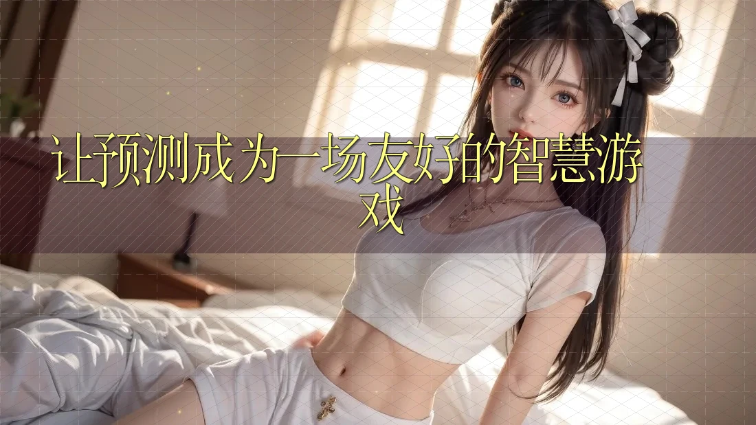 让预测成为一场友好的智慧游戏
