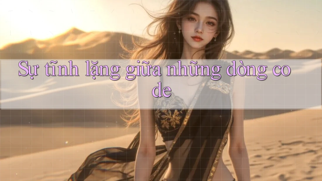 Sự tĩnh lặng giữa những dòng code