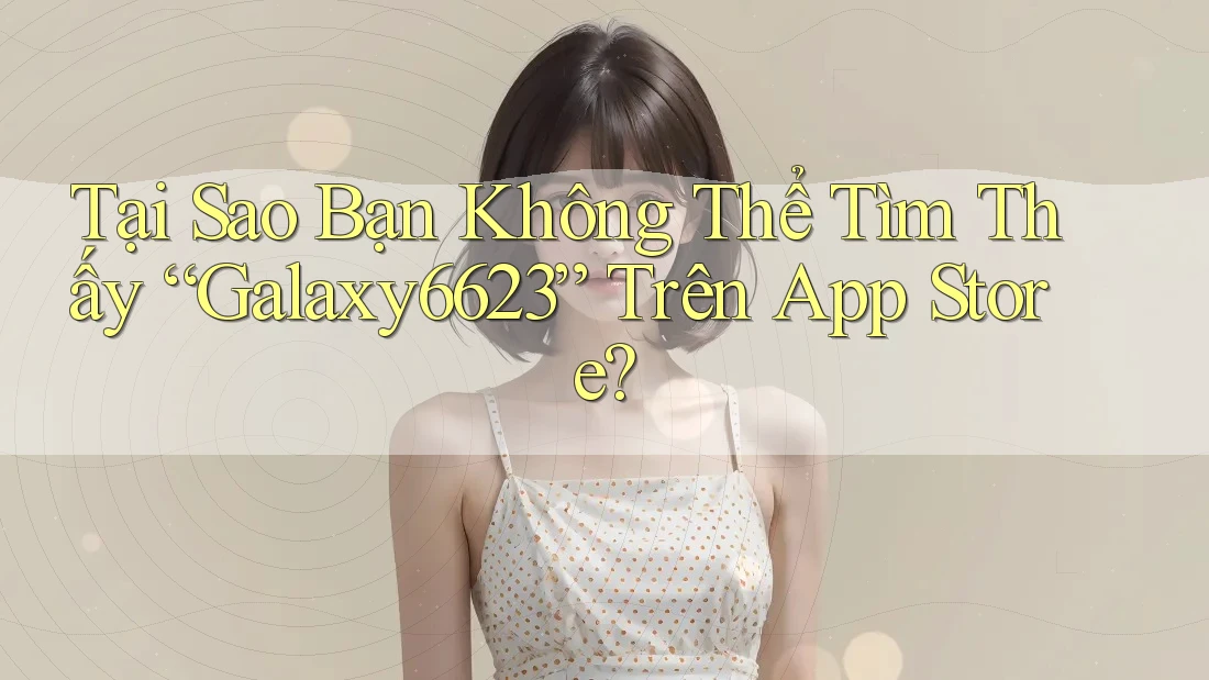 Tại Sao Bạn Không Thể Tìm Thấy “Galaxy6623” Trên App Store?