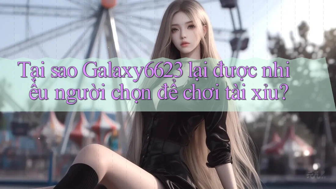 Tại sao Galaxy6623 lại được nhiều người chọn để chơi tài xỉu?