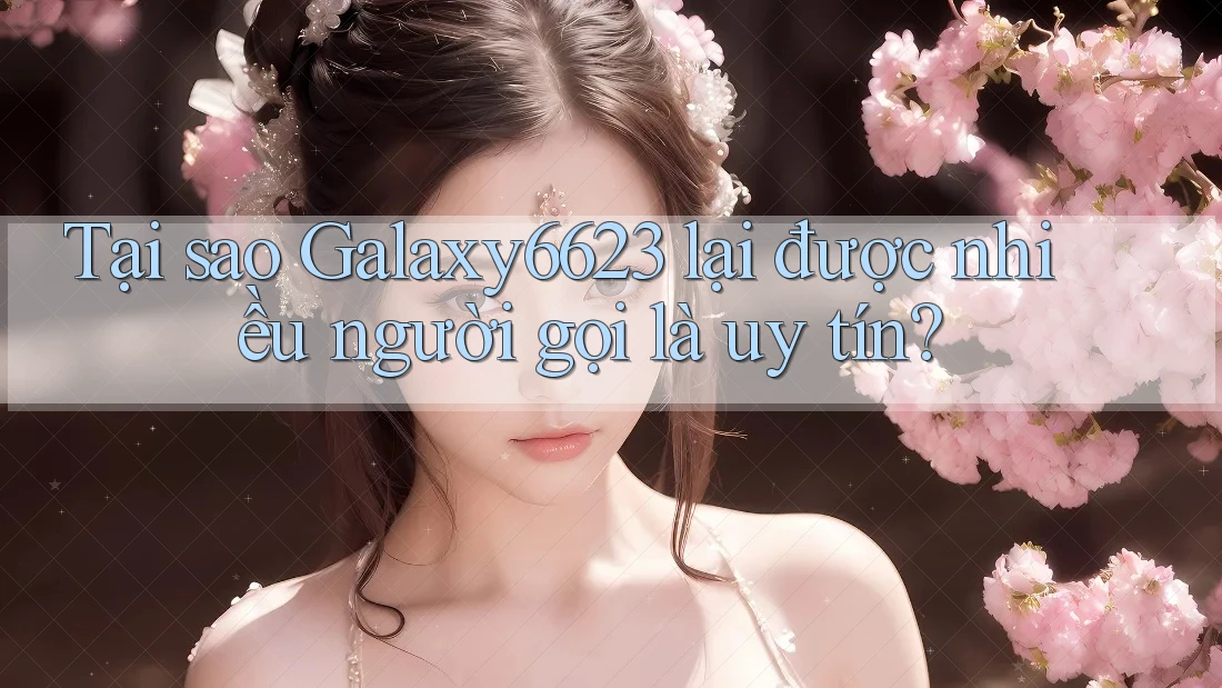 Tại sao Galaxy6623 lại được nhiều người gọi là uy tín?