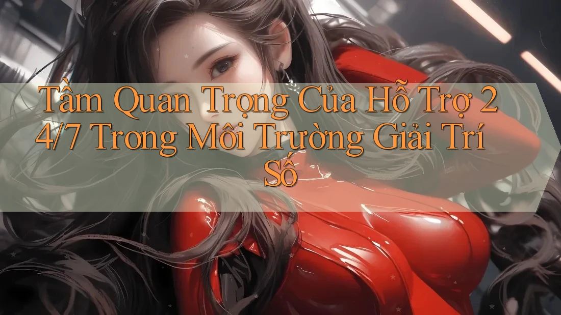 Tầm Quan Trọng Của Hỗ Trợ 24/7 Trong Môi Trường Giải Trí Số