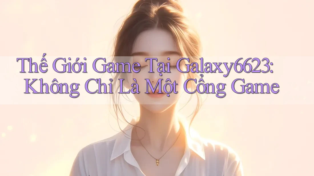 Thế Giới Game Tại Galaxy6623: Không Chỉ Là Một Cổng Game