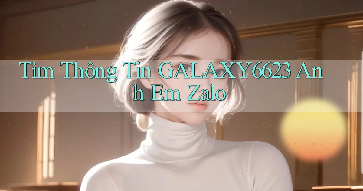 tìm thông tin galaxy6623 anh em zalo