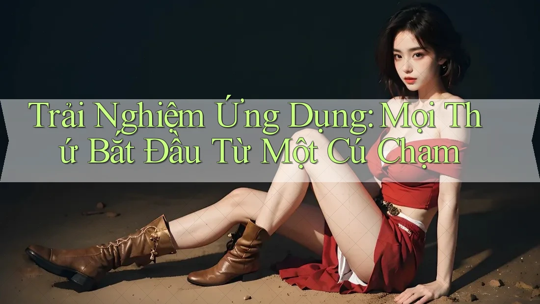 Trải Nghiệm Ứng Dụng: Mọi Thứ Bắt Đầu Từ Một Cú Chạm