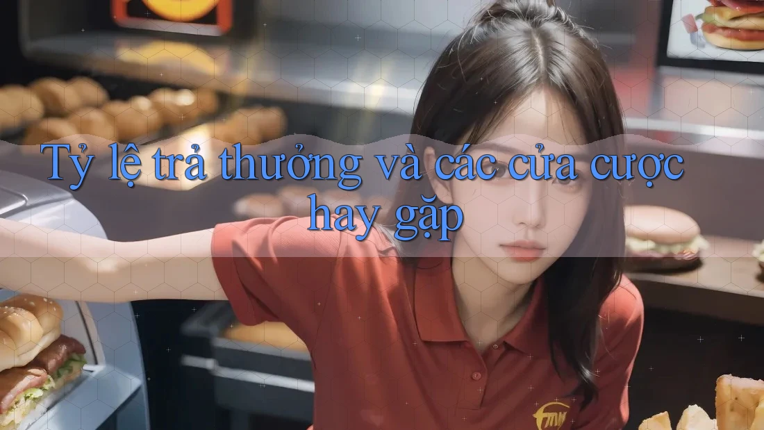 Tỷ lệ trả thưởng và các cửa cược hay gặp