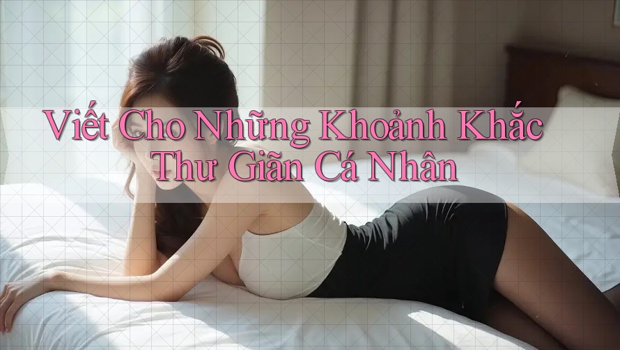 Viết Cho Những Khoảnh Khắc Thư Giãn Cá Nhân Viết Cho Những Khoảnh Khắc Thư Giãn Cá Nhân