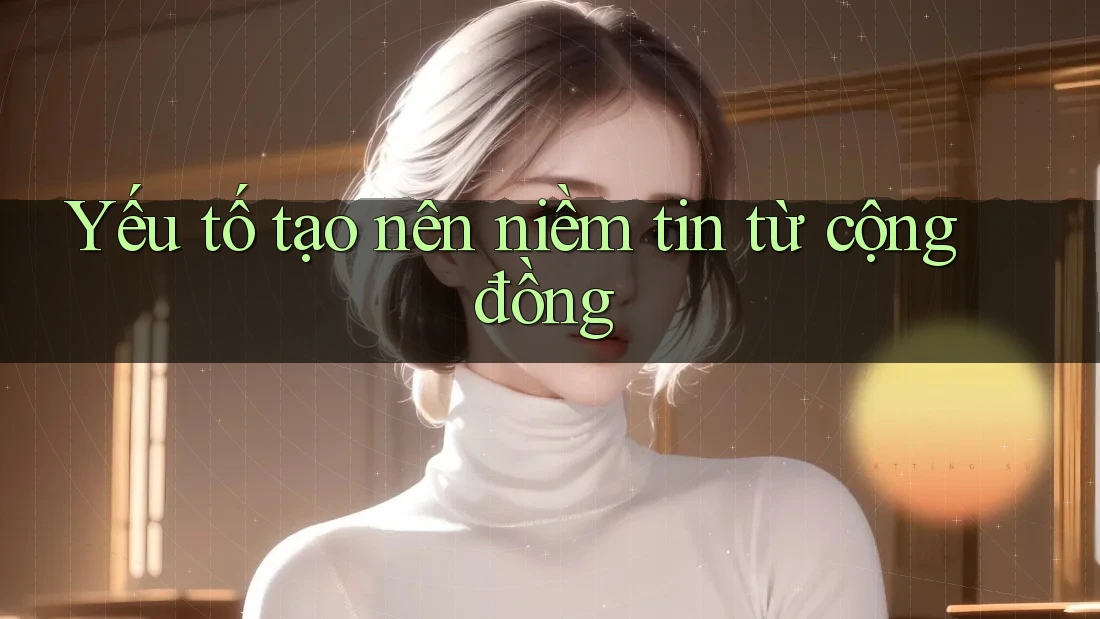 Yếu tố tạo nên niềm tin từ cộng đồng